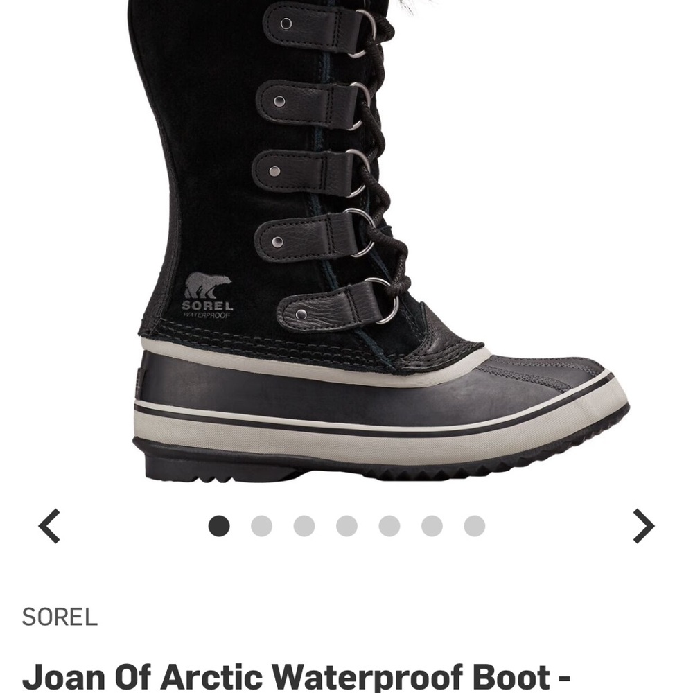 Sorel Black and Gray Winter Boots